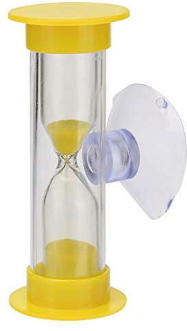 Sablier pour Enfant - avec Ventouse - pour Le Nettoyage des Enfants - Cadeau d'anniversaire - 2 Minutes