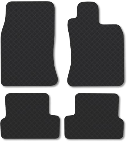 Mini Cooper (2001-2008) 3mm Rubber Car Mats | Tailored Fit Durable Floor Mats Full Coverage Protection Waterproof Accessories Easy Clean Anti Slip Made in the UK