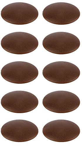 cyclingcolors 10x Abdeckkappen für Torx Schrauben Schraubenabdeckung schraubenkappen Kunststoff, Dunkelbraun T20 12mm