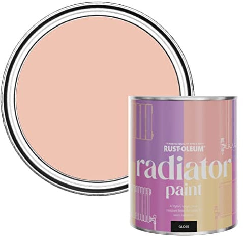 Rust-Oleum Orange Heat Resistant Radiator Paint in Gloss Finish - Coral 750ml