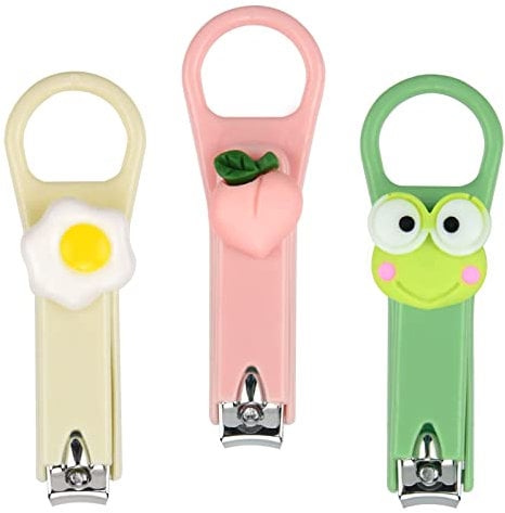 Kids Nail Clipper Set, 3 Pieces Nail Clippers Cute Childrens Nail Clippers Sharp for Women,Girls,Children