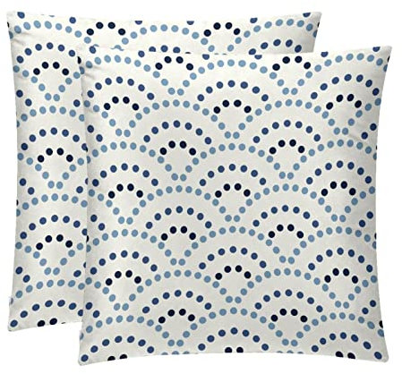 Fresh Dots Kissenbezug, halbrund, 2 Stück, personalisierbar