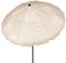AKTIVE 62276 - Parasol de Plage Pliable et Coupe-Vent, Couleur Crème, 240 cm, Inclinable, avec Protection UV50, Brise-Vent de Plage, Grand Parasol, Parasol de Plage