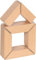 goki 58377 - Holzbausteine mit Klettverbindungen, inklusive Holzsäge für leichtes und kreatives Spielen im Kinderzimmer, fördert Motorik und Hand-Augen-Koordination der Kinder, 11er Set, ab 2 Jahre