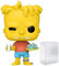 POP The Simpsons: Treehouse of Horror - Hugo Simpson (Twin Bart) Funko Vinyl Figure (Bundled with Compatible Box Protector Case), Multicolor, 3.75 inches