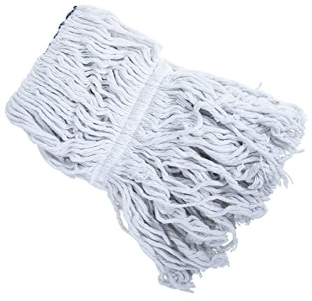 Mobestech Easy Replacement Mop Head 16cm Cotton Mop Refill for Hardwood Floors Bathtub Car Non-Scratch for Wet Dry Use