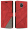SONWO Coque pour Redmi Note 9s / Redmi Note 9 Pro/Redmi Note 9 Pro Max, Protection Housse Etui en Cuir PU Portefeuille avec Emplacements Cartes et Fonction Support pour Redmi Note 9s, Rouge