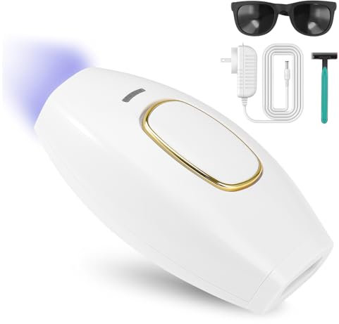 IPL Geräte Haarentfernung, Laser-Haarentfernung für Frauen, Laser Dauerhafte Schmerzfreie IPL, Tragbares Epilierer für Damen mit gepulstem Licht für Gesicht, Körper, Achseln, Beine