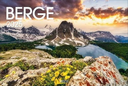 Berge - Kalender 2025 - Panorama-Format - Korsch-Verlag - Fotokalender - Fotokunst - 58 cm x 39 cm