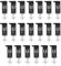 CHSEROK 20 Stück Kühlkörper Lüfter Halterungsstifte, Abnehmbare Kunststoff Stifte für CPU Lüftermontage, Kompatibel mit Intel 1155/775