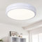 Naoeoon Modern Rund LED Deckenleuchte 30cm,Deckenlampe Weiß 24W 4000K Neutralweiß für Küche,Flur,Schlafzimmer