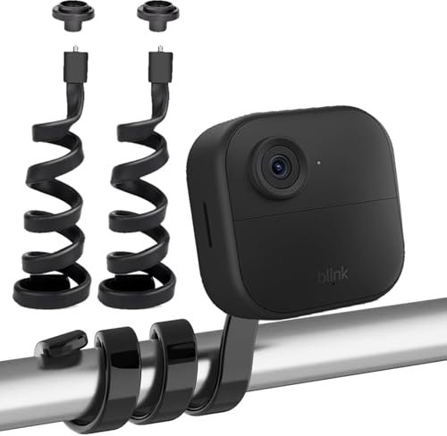 Gusfeliz Flexible Twist Mount for Blink XT, Blink XT2, Blink Mini, Blink Outdoor 4 (4th Gen) / (3rd Gen) Gooseneck Mount for Blink Outdoor Camera, 2 Pack