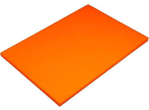 Hawksbill Orangefarbenes Papier, A4, 80 g/m², 100 Blatt, Premium-Papier für Kopierer, Drucken im Büro und zu Hause