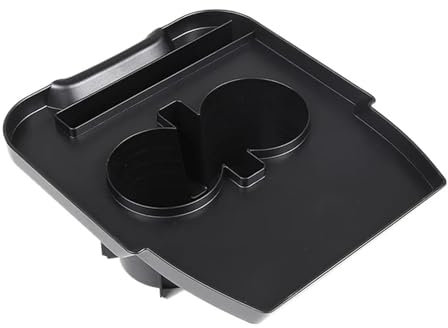 BAIMAJIZ Compatible avec BMW X1 U11 2023 2024 ABS Noir Console Centrale de Voiture Porte-gobelet à thé boîte de Rangement Accessoires de Voiture