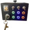 Obokidly ATS/ETS Truck Simulator Box PC mit 10 Funktionstasten Box Lift Like Switches und Trailer Brake Knobs; Multi-Funktions-Simulator Central Control Box für American Truck Simulator (Black)