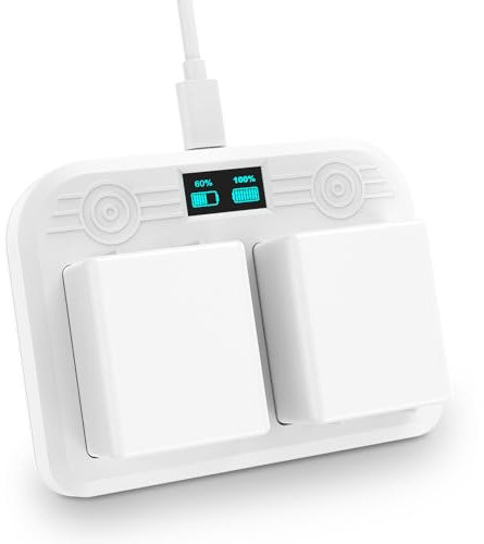 Battery Charger Station Compatible with Arlo Ultra 4k Arlo Pro 3 Camera Dual Charging Station LED Display