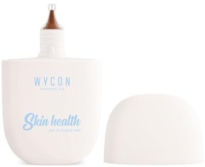 WYCON cosmetics SKIN HEALTH Fluid Foundation SPF 30. 10 Chocolate