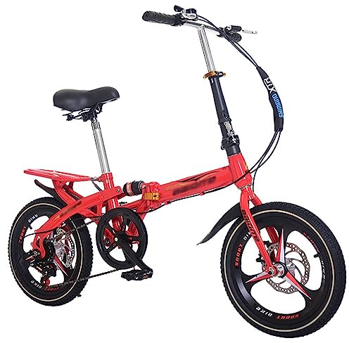 Faltrad, Citybike, 6-Gang-Schaltung, Scheibenbremse, für Erwachsene/Damen/Herren, 20 Zoll