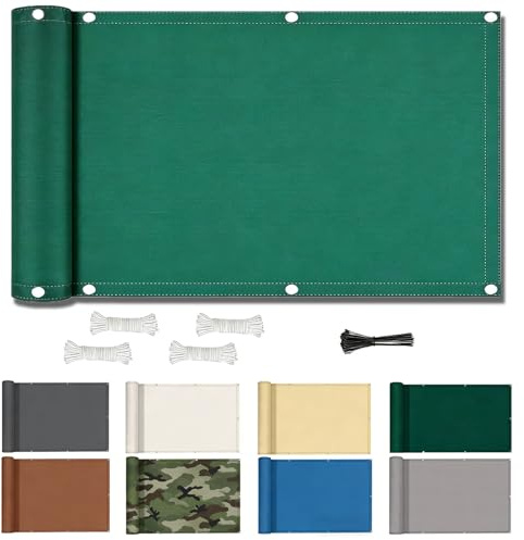 Toldo Vela de Sombra Exterior Impermeable 4x6M Rectangular Toldos Exterior Jardín Terraza Protección Rayos UV para Exteriores, Pergola, Terrazas con Ojales y Cuerdas de Fijación - Verde