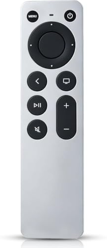 Replacement Remote Control for Apple TV, Remote Compatible with Apple 1/2/3/4/5 Generation & Apple TV 4K/HD, Infrared Remote Control