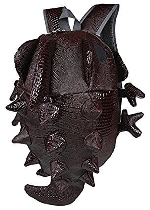 Harajuku Chameleon Rucksack Persönlichkeit Lizard Schultasche Reise Rucksack Grau grau
