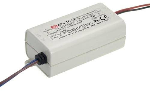 LED Netzteil 15W 15V 1A ; MeanWell, APV-16-15 ; Schaltnetzteil