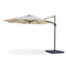 Parasol de jardin en bois décentralisé rond 300 cm, grand