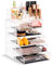 Sorbus® Acrylic Cosmetics Makeup and Jewellery Storage Case Display Set (Set Style 2)