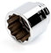 TEKTON Douille 12 pans 1/2 x 36 mm | SHD22336