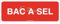 AUA SIGNALETIQUE - Panneau Bac à sel - B - 320x120 mm, PVC 1.5mm