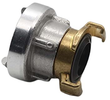 DS24 A B D C Adapter Übergang Klick Schnellkupplung Reduktion IBC Kugelhahn (STORZ D -> Schnell Anschluß(GEKA kompatibel))