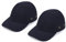 Holulo 2PCS Baseball Bump Cap, Protective Safety Hardhats with Mesh, Lightweight and Breathable Hard Hat Navy Blue, M