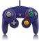 MANDO COMPATIBLE PARA NINTENDO GAME CUBE CABLE CONTROLADOR CONSOLA MORADO AZUL