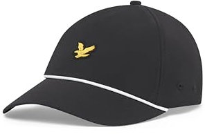 Lyle & Scott Herren Eagle Logo Wärme atmungsaktive Golfkappe - Jet Schwarz