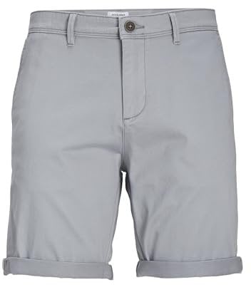 JACK & JONES Herren Chino Shorts Regular Fit 12165604,Ultimate Grey,XXL