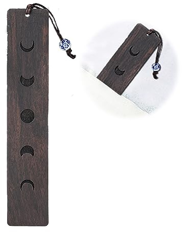 LFFEA Segnalibri in Legno Naturale Segnalibro Particolare con Nappe Gadget Laurea Idea Regalo Maestra Originali per Insegnanti Studenti Laurea Bomboniere(Ebano)