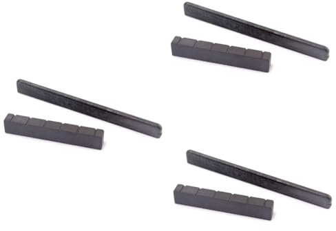Supvox 3-teiliges Ersatz-set Für Gitarrensattel Und -sattel Leicht Zu Schneiden Für Sound Gitarrenzubehör
