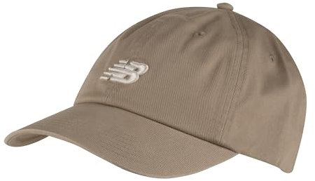 New Balance Herren Damen Unisex 6 Panel Classic Hat Casual Baseball Caps für Männer und Frauen Einheitsgröße, Steingut, One size