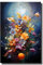 Gallery Acryl Glas Wandbild 40x60cm 'Blumen Gemälde' Motiv