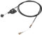 Controller Cavo Acceleratore, Guaina in PU Facile Installare 4 M Escavatore a Risposta Rapida Controller Cavo Acceleratore Manuale in Acciaio Inossidabile per Camion Agitato