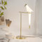 Tischlampe Wohnzimmer Moderne Schaukel Vogel, LED Nachttischlampe Vintage Schlafzimmer 3000K Warme Acryl Metall Lesebuch Licht Schreibtischlampe Gold Papier Kran E27 Nachtlampe 79 cm * 35 cm
