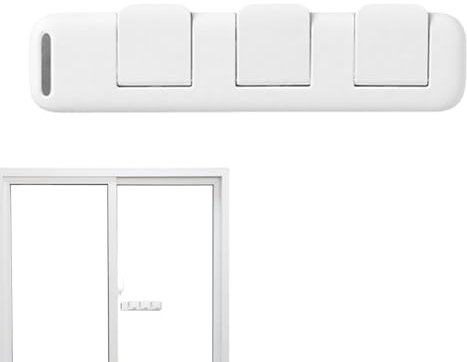 Sghtil Cerradura de seguridad de ventana para puertas correderas, cerradura infantil para puerta corredera de vidrio,Protectores y cerraduras de diseño de interruptor de 3 posiciones - Cerraduras de