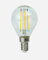 edi-tronic LED Lampe Filament E14 1 Watt 12V DC AC 3000K warmweiß