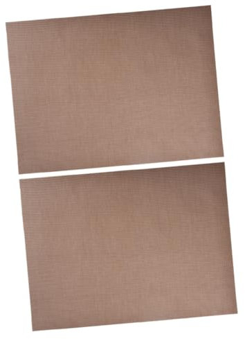 PAMINGONO 2 Hojas Lona de alta temperatura antiadherente para hornear estera de aceite para hornear estera barbacoa esterilla para barbacoa para hornear suministros para hornear