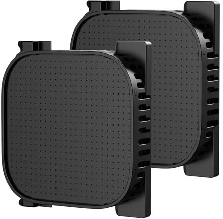 2 Stück Aktivkohlefilter kompatibel mit Liebherr-Kühlschränken 9096989/9882460/988246000,Ersatzfilter für 7440021-00 mit Aktivkohle Fresh Air Filter für Kühlschränken (schwarz)