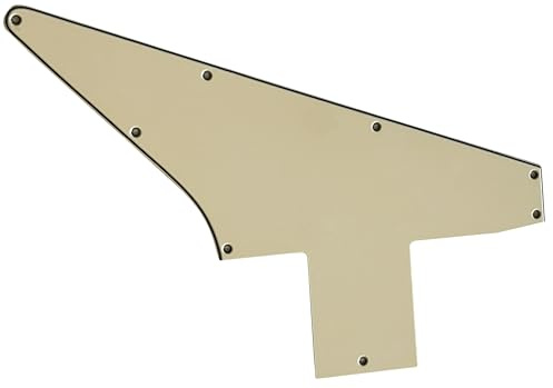 Für Gibson 76 Explorer Re-Issue Blank Gitarre Pickguard (3-lagig, Vintage Gelb)