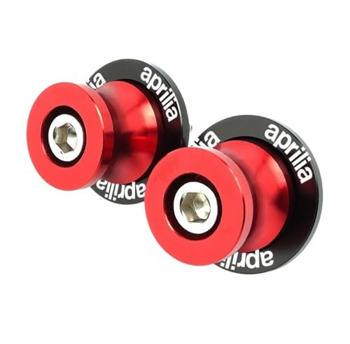 LFDTO Passend for Aprilia Rs125 RSV4 RSV1000R RS660 Rs 125 Tuono 660 Shiver 750 Schwingen-Spulenschieber-Ständerschrauben Motorradzubehör 6MM(Aprilia Red)