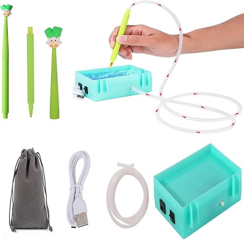 Starnearby Stylo Peinture Diamant 5d, Stylo Diamond Painting électrique, Stylos Broderie Diamant sans Cire, Stylet à Aspiration pour Diamant Painting, Outil de Peinture Diamant