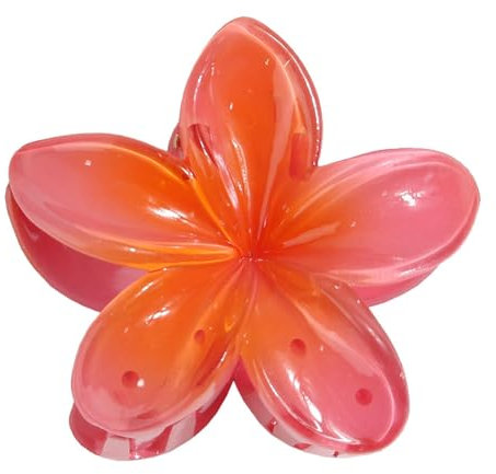 Pinze Per Capelli Fermaglio Per Capelli A Artiglio Con Fiori In Resina - Mollettone Colorato Per Ragazze, Pinza Decorata Pinze Artiglio Con Lunghi E Corti, Ideale Per Scuola, Matrimoni E Vacanze