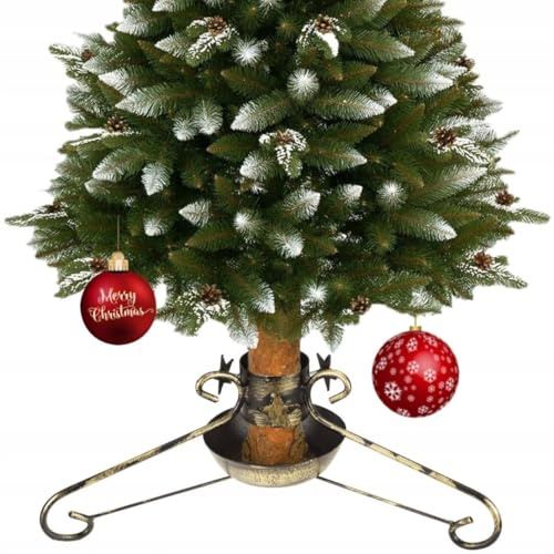 FEINZ Weihnachtsbaumständer mit Wassertank | handgefertigt, Baumständer, Metall, Innen und Außen, Rostschutzbeschichtung